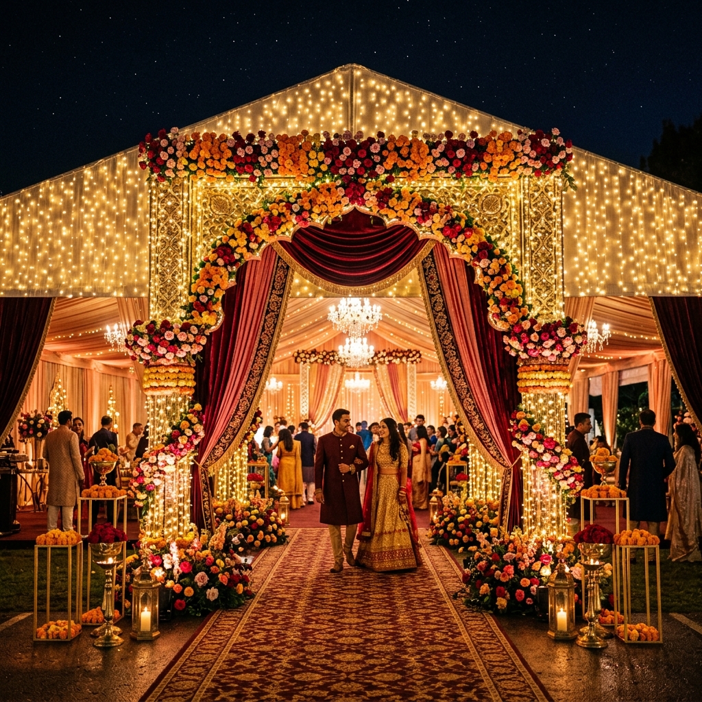 Wedding Tents Setup